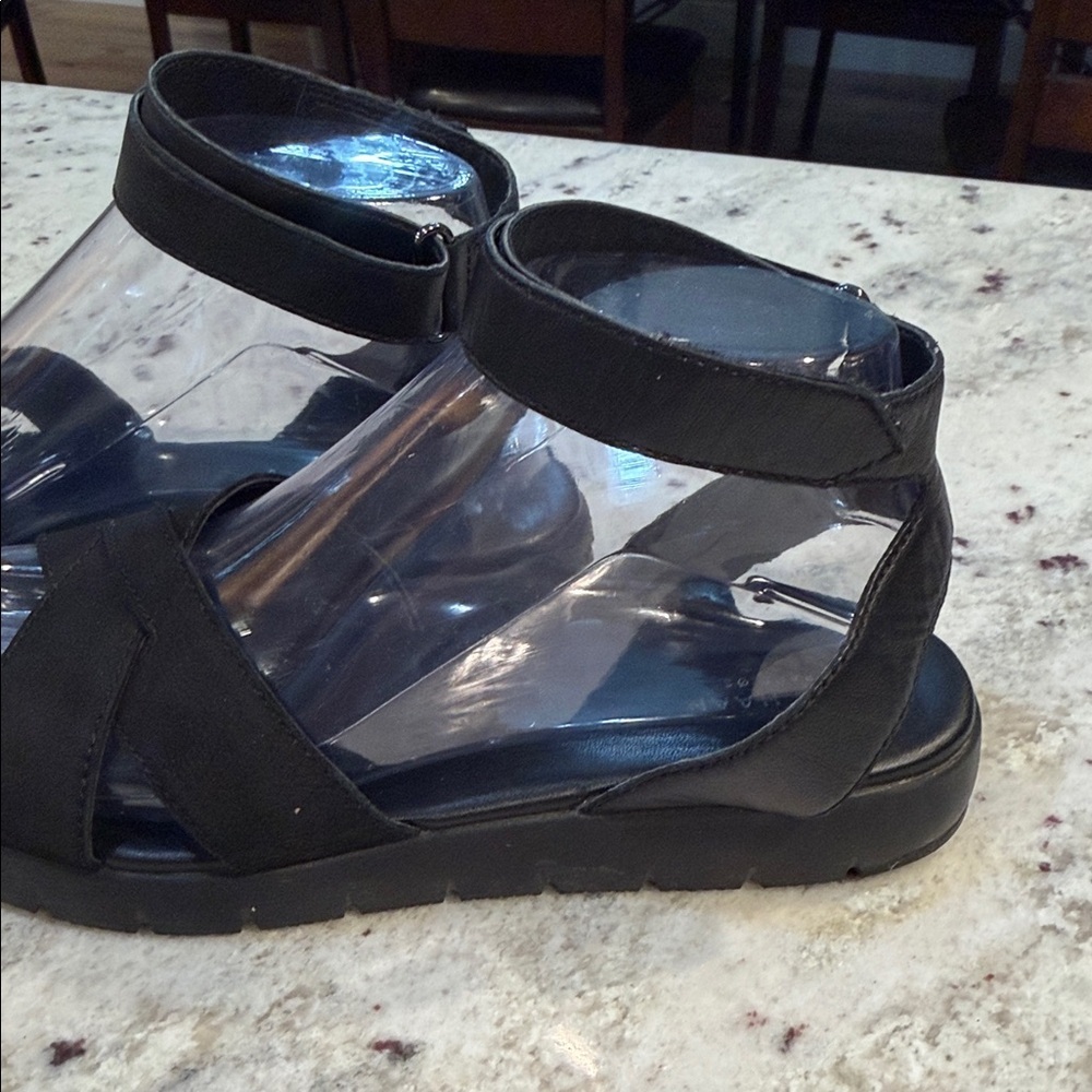 Cole Haan Black Leather Women's Sandals - Picture 5 of 7